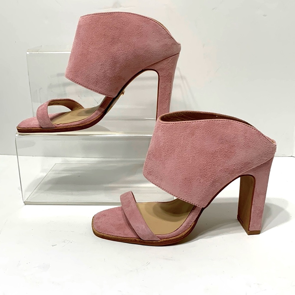 Pink suede shoes 42 GOLD